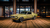 Bild: Ford Mustang (1967) – das "Zugpferd" im Fuhrpark der Autohalle Andelfingen