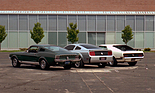Ford Mustang (1967) - zusammen mit dem Modell von 1969 und dem Tonmodell von 2005 für den Mustang der fünften Generation)