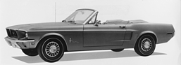 Ford Mustang (1968) - geringfügige Veränderungen für die 68-er-Cabrio-Version