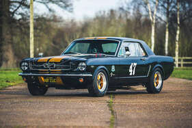 Ford Mustang 289 Sport Coupe (Notchback) Race Car (1965) - als Lot 213 an der Silverstone Auctions Race Retro Versteigerung 2021
