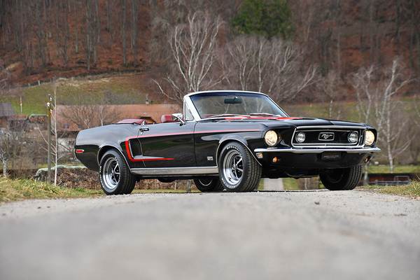 Bild: Ford Mustang 302 GT Convertible (1968) - Lot 188 an der Versteigerung der Oldtimer Galerie Toffen am 23. März 2024