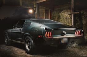 Ford Mustang 390 GT (1968) - Heckansicht des originalen und unrestaurierten Bullitt-Mustangs