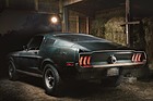Ford Mustang 390 GT (1968) - Heckansicht des originalen und unrestaurierten Bullitt-Mustangs