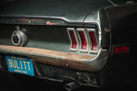 Ford Mustang 390 GT (1968) - Heckleuchten des originalen und unrestaurierten Bullitt-Mustangs