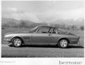 Ford Mustang Bertone (1965) - die Linienführung erinnert an das spätere Fiat Dino Coupé