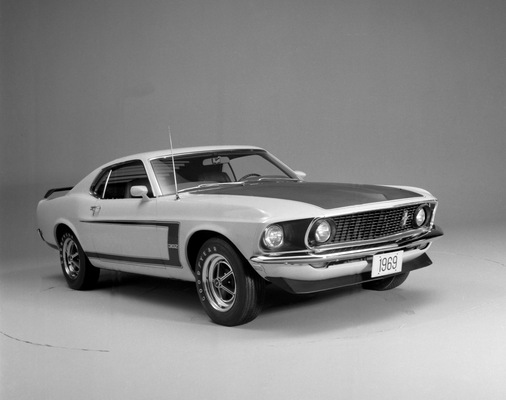 Ford Mustang Boss 302 (1969) - mit dem grösseren Boss Motor - hier als Prototyp