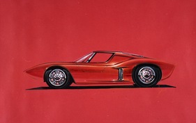 Ford Mustang Concept (1962) - die Hardtopversion wurde nie gebaut, aber sie soll das Design des GT40 beeinflusst haben Ford Mustang Concept (1962) - die Hardtopversion wurde nie gebaut, aber sie soll das Design des GT40 beeinflusst haben