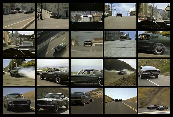 Ford Mustang GT 390 (1968) - wohl die längste Autoverfolgungsjagd der Filmgeschichte - 11 Minuten GT 390 im Film Bullit