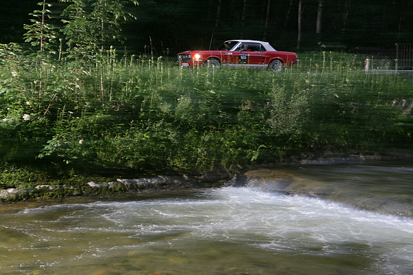Ford Mustang GTA 390 Convertible (1967) - an der Ennstal-Classic 2012 - Orange Prolog