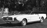 Ford Mustang II (1963) - die Silhouette des Prototypen entspricht weitgehend der späteren Serienversion