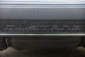 Statt eines aufgesetzten Schriftzugs findet sich nur ein Brandzeichen im hinteren Stossfänger