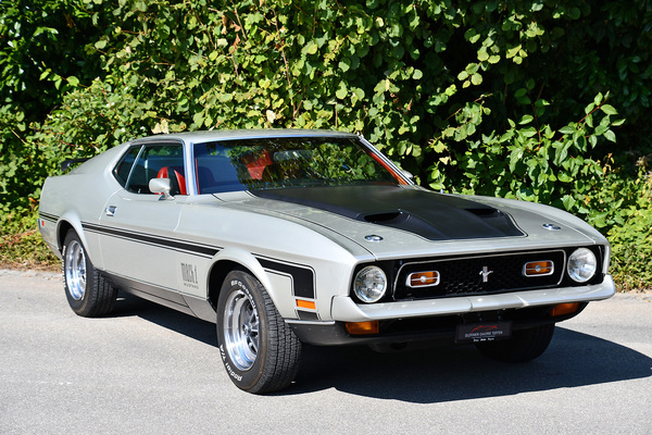 Ford Mustang Mach 1 (1972) - als Lot 68 an der Versteigerung der Oldtimer Galerie in Toffen am 19. Oktober 2019