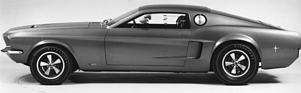 Ford Mustang Mach I (1967) - flacher, schneller - gezeigt an der New York International Auto Show 1967