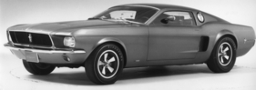 Ford Mustang Mach I (1967) - "low slick appearance" - gezeigt an der New York International Auto Show 1967