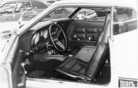 Ford Mustang Mach I (1973) - wenig Veränderungen, Verbesserungen im Detail - am Genfer Automobilsalon von 1973