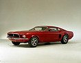 Ford Mustang Mach I Concept (1966) - so wurde er an der Detroit Auto Show 1967 gezeigt - die Front war nun schon fast produktionsnahe