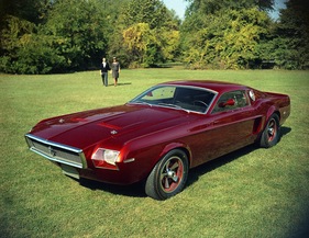 Ford Mustang March I Concept (1966) - sollte eine Vorschau auf das Modell von 1968 sein, die Front ähnelte dem Mustang II Concept von 1963