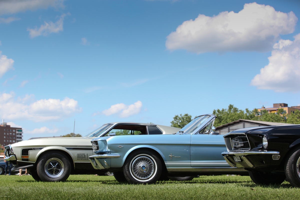 Ford Mustang Modelle der ersten sieben Jahrgänge - 7. Mustang & Shelby Meeting in Zug am 3. August 2019