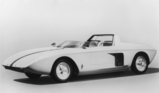 Ford Mustang Prototyp (1963) - der Prototyp von 1963 hatte einen V4-Mittelmotor und zwei Sitze