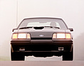 Ford Mustang SVO (1985) – Die Front nimmt mit den "Aero-headlamps" das Mustang-Facelift für 1987 vorweg