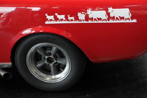 Ford Mustang mit Schweizer Motiv - Klassikwelt Bodensee 2016