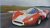 John Surtees bei Testfahrten