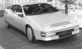 Ford Quicksilver Ghia (1982) - am Genfer Automobilsalon von 1982 - elegante und langgestreckte Formgebung