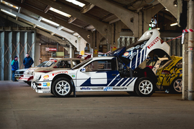 Ford RS 200 Group B - auf dem Life Rallye Stage an der Race Retro 2018