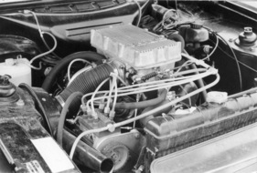 Ford RS 2600 (1971) - der Sechszylinder im Motorraum - die Einspritzanlage wertet den Motor nicht nur technisch, sondern auch optisch auf