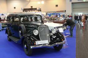 Ford Rheinland Hebmüller (1934) - vermutlich das einzige überlebende Exemplar - gezeigt auf dem Ford-Stand (Techno Classica 2017)