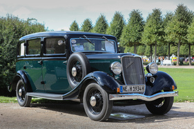 Ford Rheinland Pullman Limousine Hebmüller (1934) - mit längerem Radstand für das Taxi-Gewerbe - 18. ASC-Classic-Gala Schwetzingen 2022