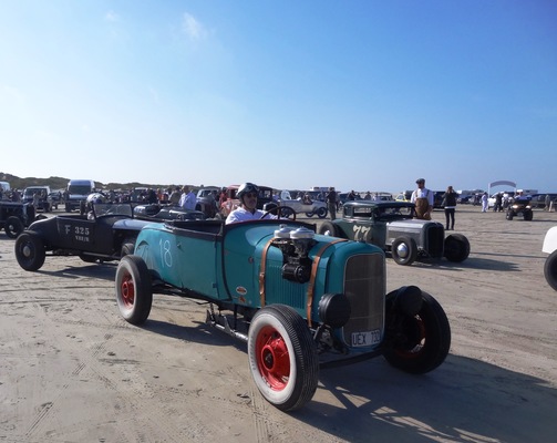 Bild: Ford Roadster von 1928 am Römö Motorfestival 2016