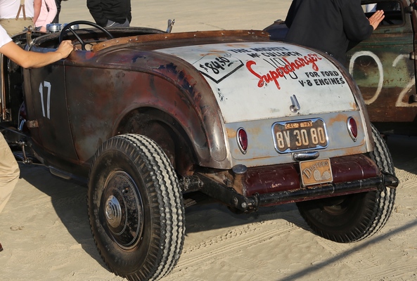 Bild: Ford Roadster von 1932 am Römö Motorfestival 2016
