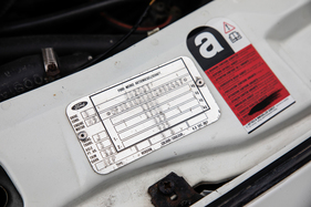 Ford Sierra RS Cosworth (1987) - Identifikationsnummer