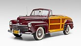 Ford Super DeLuxe "Woodie" Sportsman (1947) - Lot 270 an der Broad Arrow Monterey Jet Center Auction 2025