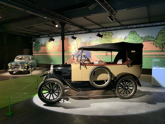 Bild Ford T – Tim im Kongo – Tim und Struppi-Ausstellung – Musée National de l'Automobile Mulhouse