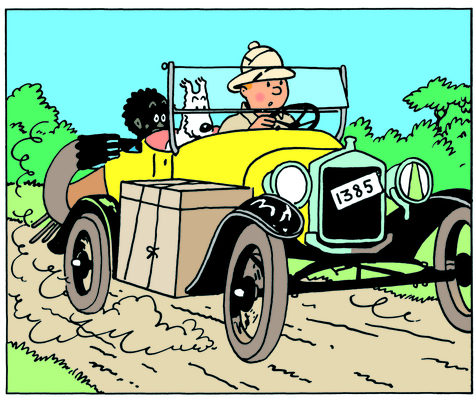 Ford T – Tim im Kongo – Tim und Struppi-Ausstellung – Musée National de l'Automobile Mulhouse