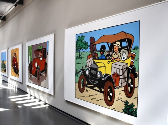 Ford T – Tim im Kongo – Tim und Struppi-Ausstellung – Musée National de l'Automobile Mulhouse