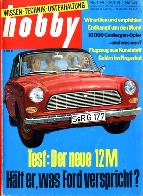 Ford Taunus 12 M (1962) - Hält er, was er verspricht - auf dem 'hobby'-Titelblatt