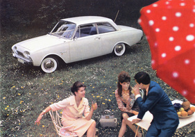 Ford Taunus 17M (1961) - Postkarten-Sujet Ford Taunus 17M (1961) - Postkarten-Sujet