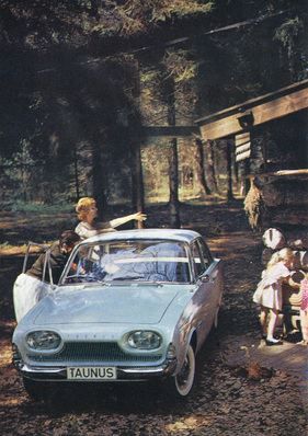 Ford Taunus 17M (1961) - Postkarten-Sujet