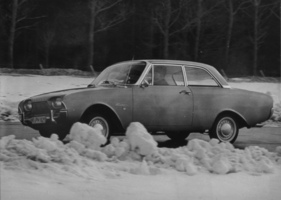 Ford Taunus 17M (1962) - Test drive in Lignières