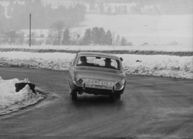 Ford Taunus 17M (1962) - Testfahrt in Lignières