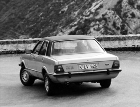 Ford Taunus 2.3 Ghia (1976) – die Werbung versprach neutrales Fahrverhalten und gute Fahrsicherheit
