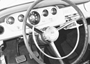 Ford Taunus 20M TS (1965) - Cockpit with five round instruments and large ashtray
