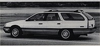 Ford Taurus - 2,5-Liter - 90 HP (netto) Zentraleinspritzung (1988)