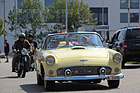 Ford Thunderbird (1956) - so freundlich in Gelb (3. Youngtimer- und Classictreffen Pratteln am 15. Juli 2018)