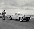 Ford Thunderbird (1957) - bei den Daytona Beach Speed Week Trials war dieser stark modifizierte und aufgeladene "Battlebird" am Start im Jahr 1957