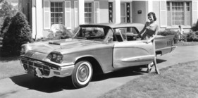 Ford Thunderbird (1960) - ein ganz besonderer T-Bird, denn dieser wurde aus Edelstahl von Alegheny Ludlum Steel mit den normalen Presswerkzeugen hergestellt