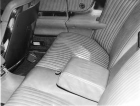 Ford Thunderbird (1965) - Rücksitzbank mit viel Komfort - Genfer Automobilsalon 1965